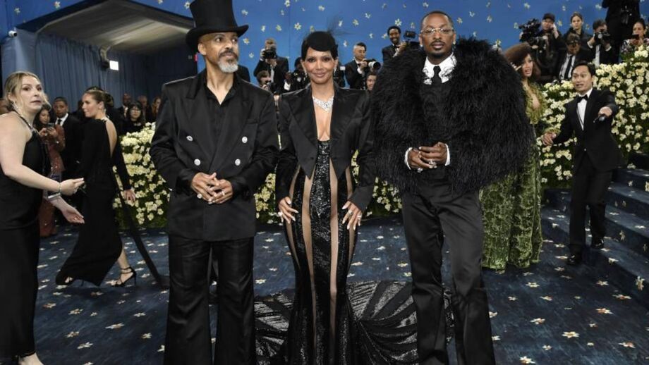 Van Hunt, Halle Berry e LaQuan Smith na Met Gala