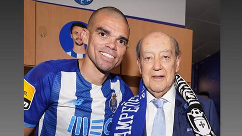 Pepe recorda Pinto da Costa nas suas redes sociais