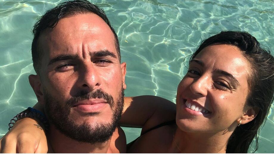 Nininho Vaz Maia com a mulher