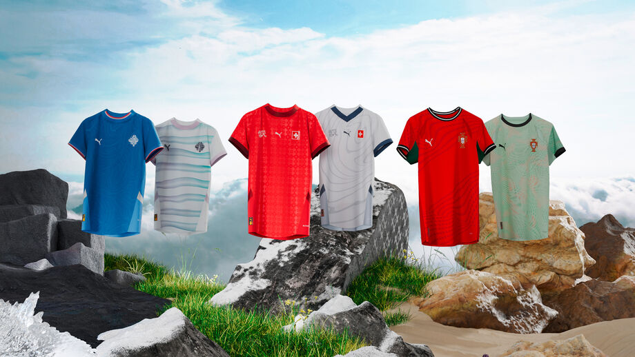 Puma também apresentou equipamentos da Suíça e da Islândia