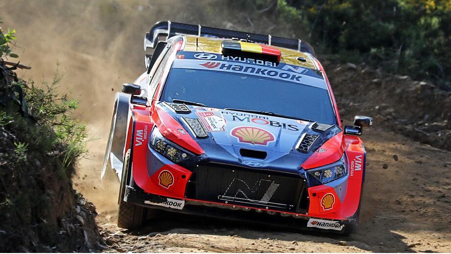 Thierry Neuville no seu Hyundai