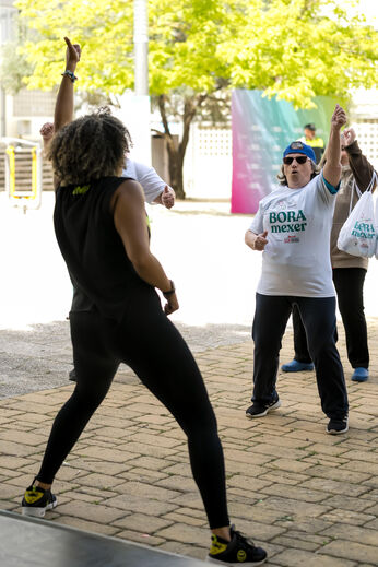 As melhores imagens da visita do 'Bora Mexer' ao Bairro Quinta das Laranjeiras