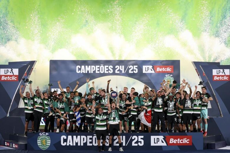 As imagens da festa rija do Sporting