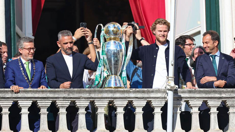 Receção do Sporting na Câmara Municipal de Lisboa