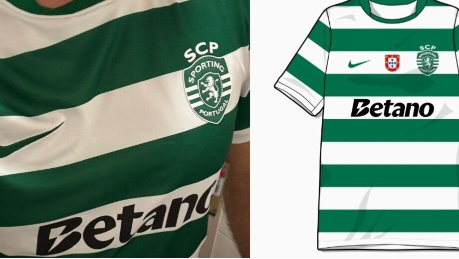 Imagens da nova camisola do Sporting já circulam nas redes sociais