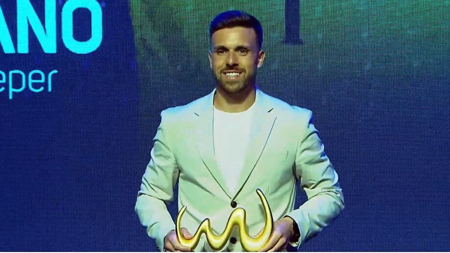 Pedro Mano com o prémio