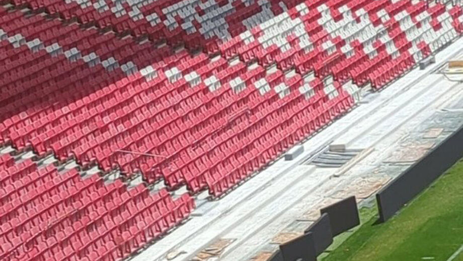  Obras para o aumento da lotação do Estádio da Luz 