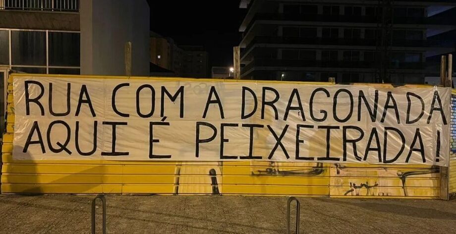 Protestos dos adeptos do Leixões