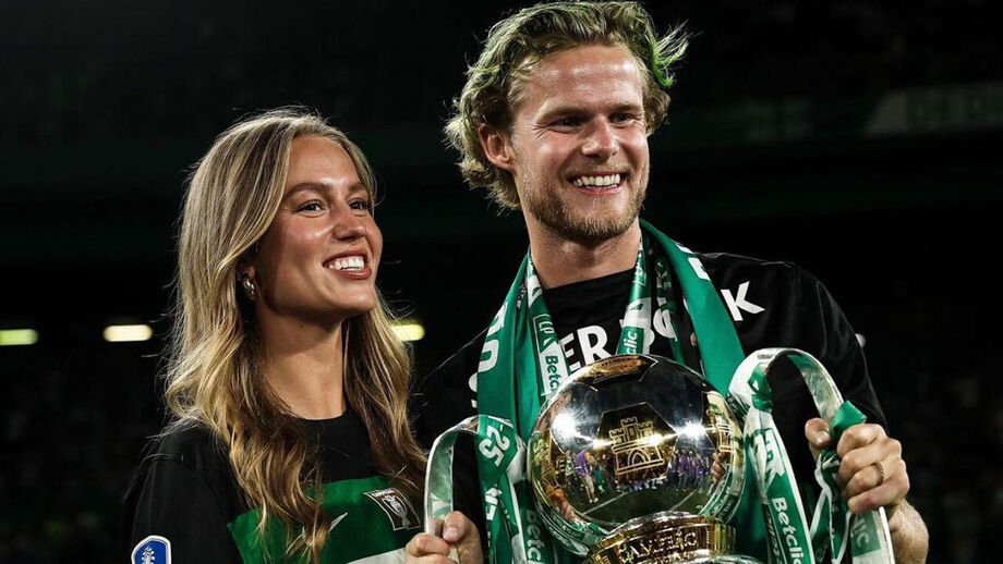 Hjulmand com a namorada, Emilie Sofie Nissen 