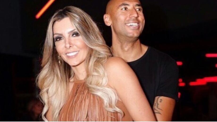 Luisão com a mulher, Brenda Mattar