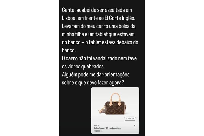 A mensagem de Brenda Mattar nas redes sociais