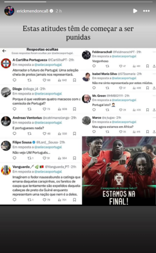 'Story' de Erick Mendonça