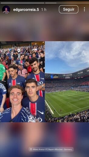 António Silva, Tomás Araújo e Tiago Gouveia equipados à PSG na final da Champions
