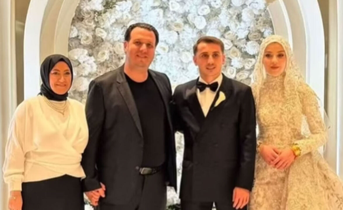 Kerem Aktürkoglu casou-se com Ceren Azak