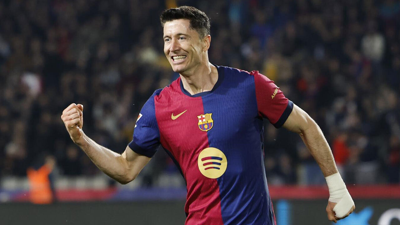 Lewandowski, avançado do Barcelona