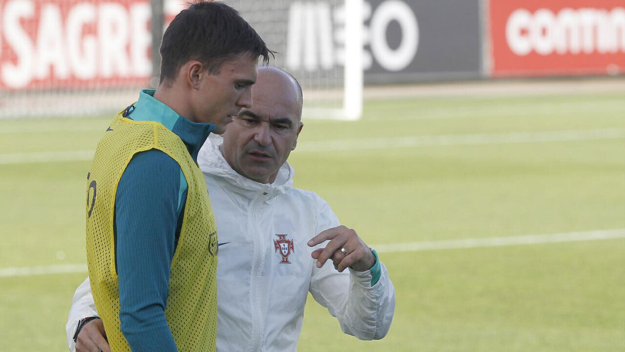Palhinha e Roberto Martínez