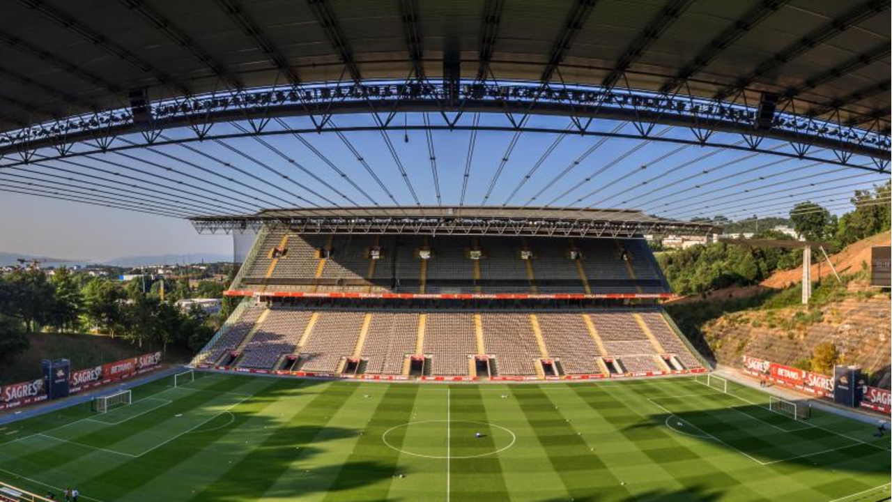 Vista geral do Estádio Municipal de Braga