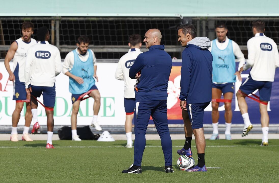 Treino da Seleção Nacional