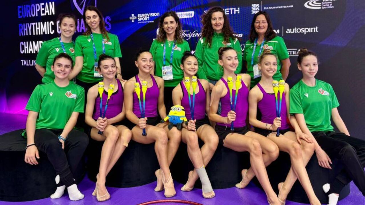Seleção nacional no Campeonato da Europa de ginástica rítmica