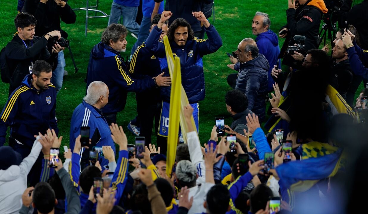 Cavani é uma das figuras do clube