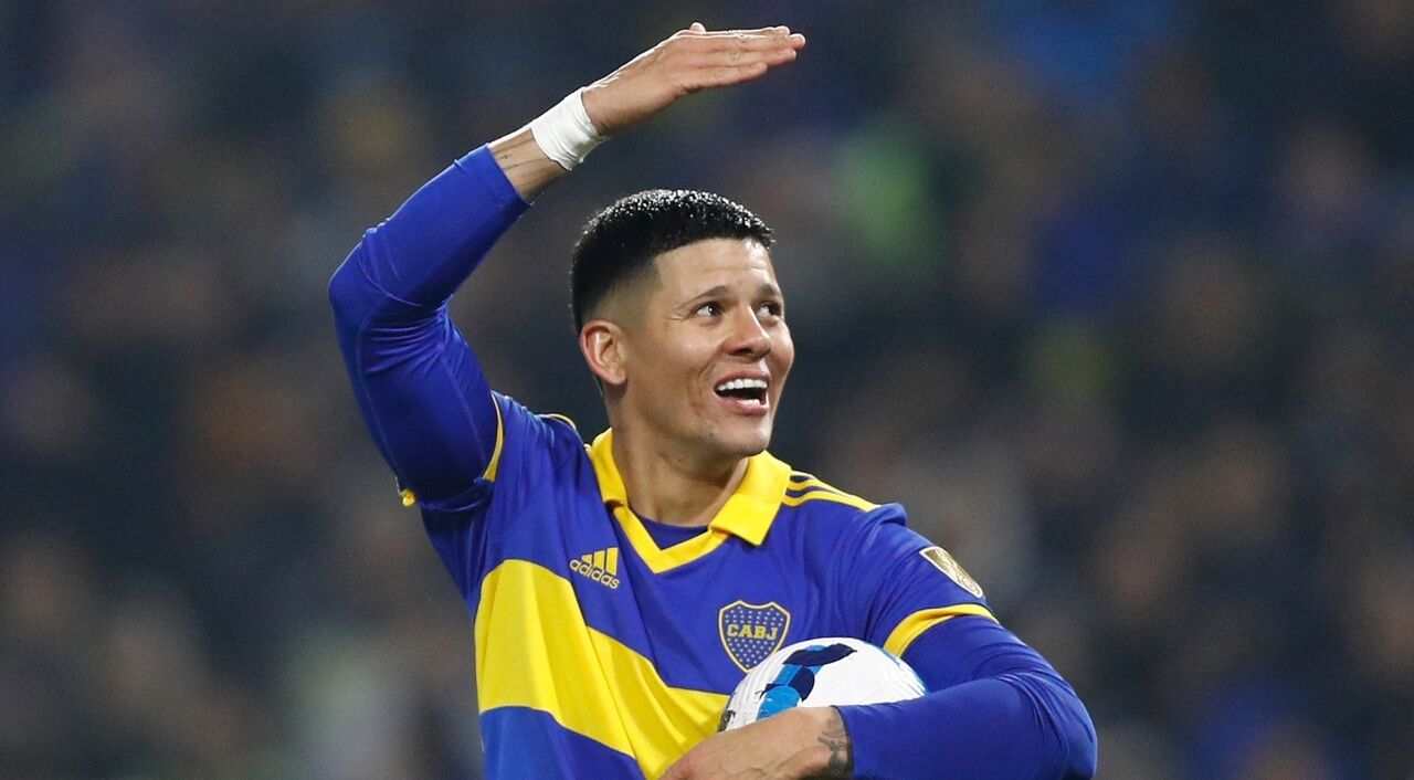 Marcos Rojo em destaque no Boca