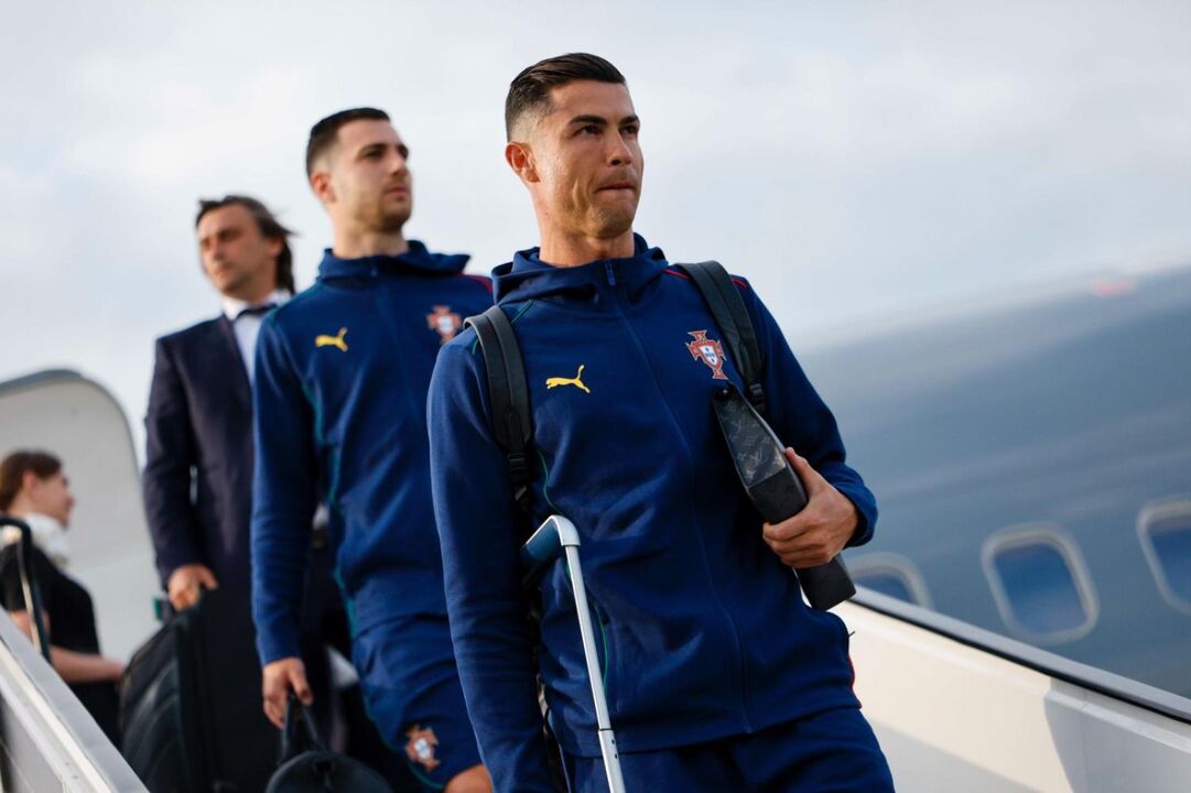 A Seleção Nacional à chegada à Alemanha