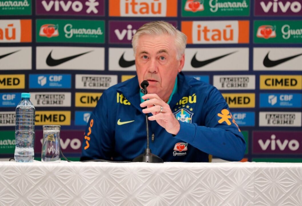 Ancelotti confiante antes da estreia pelo Brasil contra o Equador