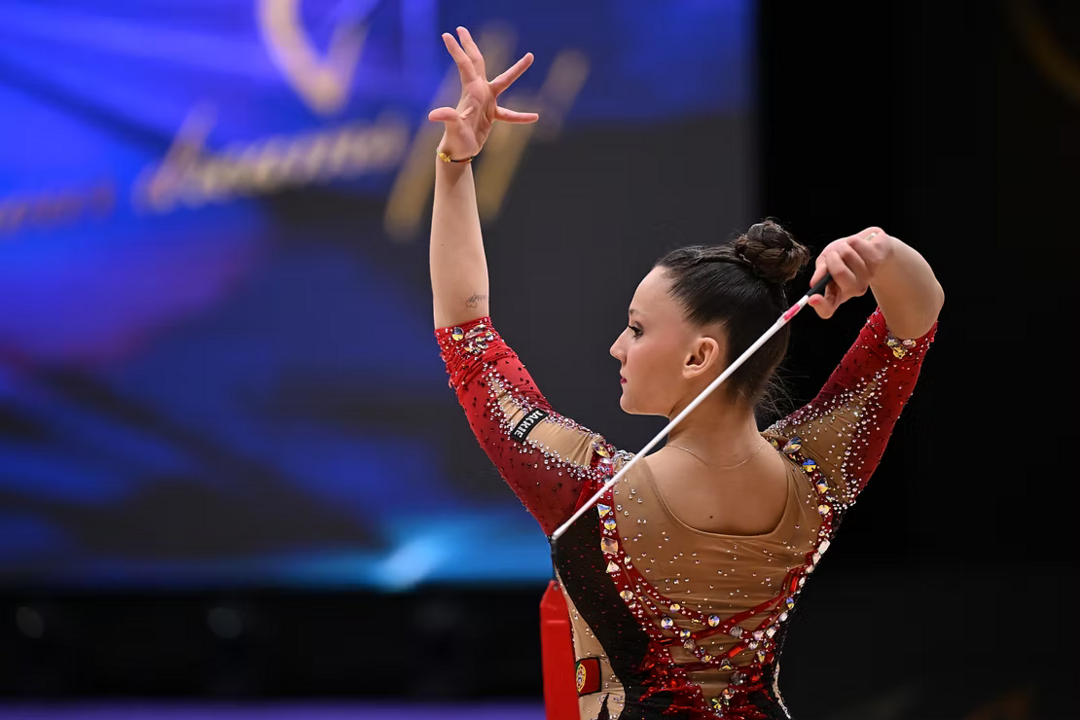 Rita Araújo compete no Europeu de Rítmica em Tallin, ficando perto das finais