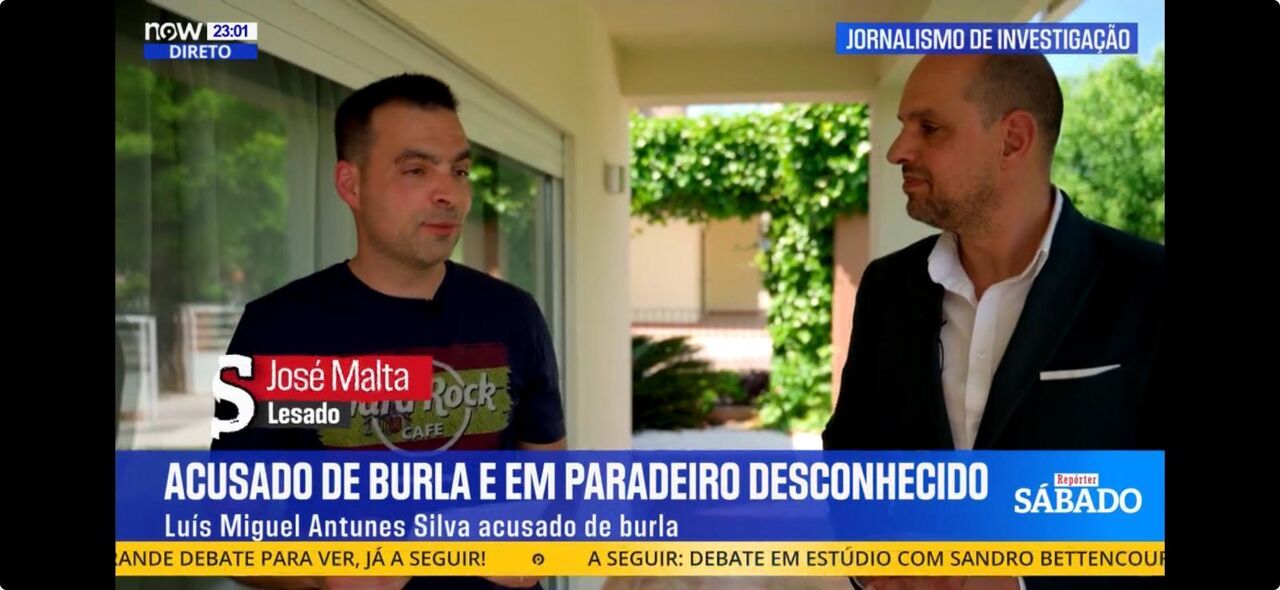 Luís Miguel Antunes Silva acusado de burla e em paradeiro desconhecido