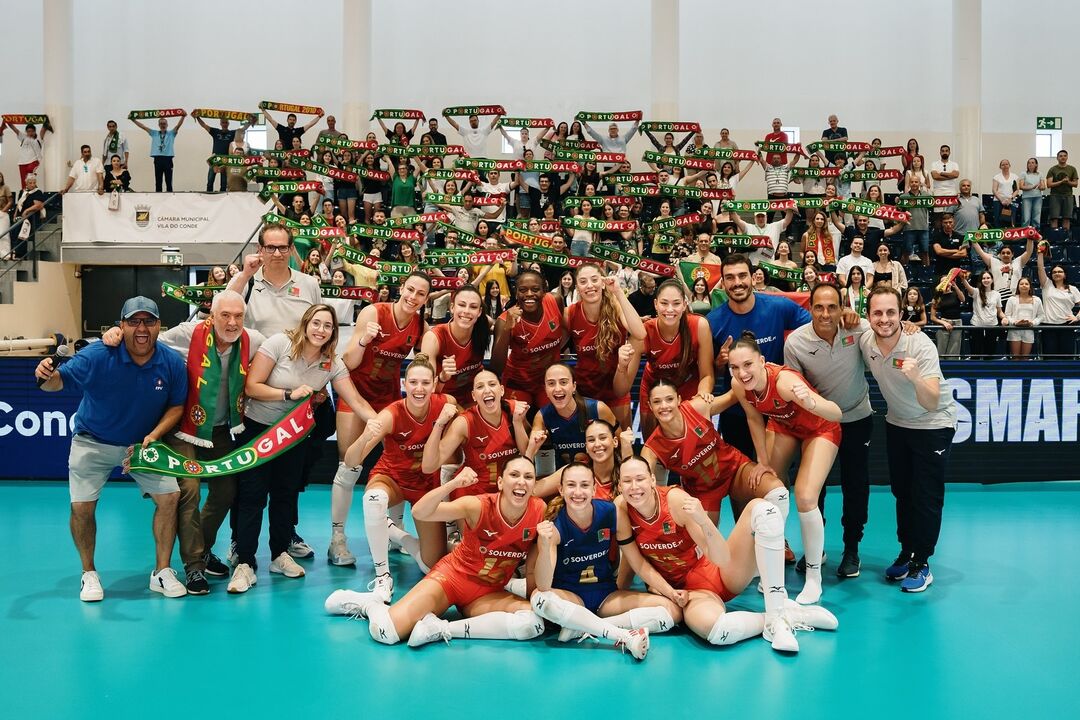 Portugal vence Eslovénia na Golden League de voleibol feminino, em Vila do Conde