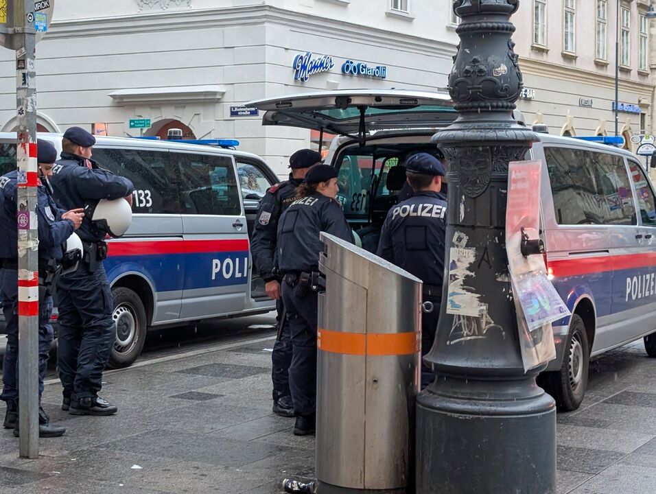 Polícia da Áustria em serviço