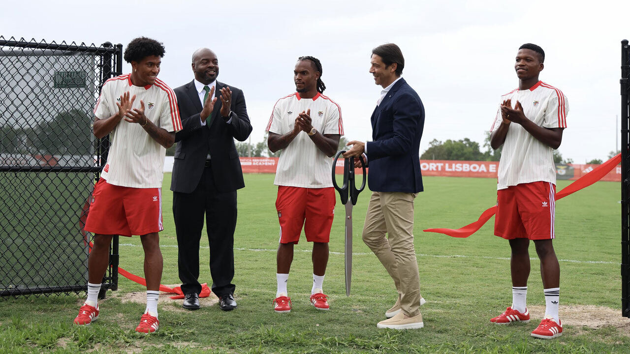 Rui Costa inaugura academia do Benfica na Florida, projeto de expansão e formação