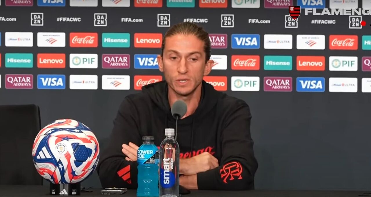 Filipe Luís confiante para estreia do Flamengo no Mundial de Clubes