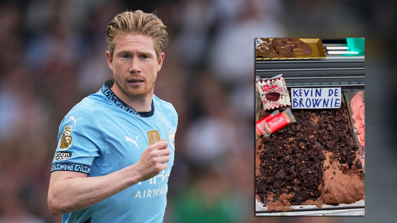 De Bruyne inspira gelado "Kevin de Brownie" em Nápoles