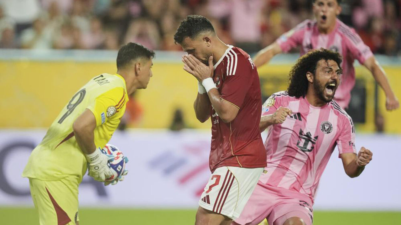 Avançado do Al Ahly multado após falhar penálti contra o Inter Miami