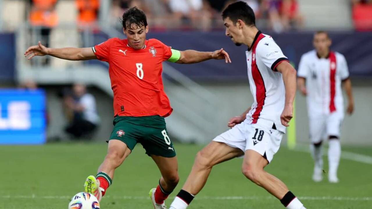 Paulo Bernardo e Henrique Araújo são recordistas nos sub-21 contra a Geórgia, na Eslováquia