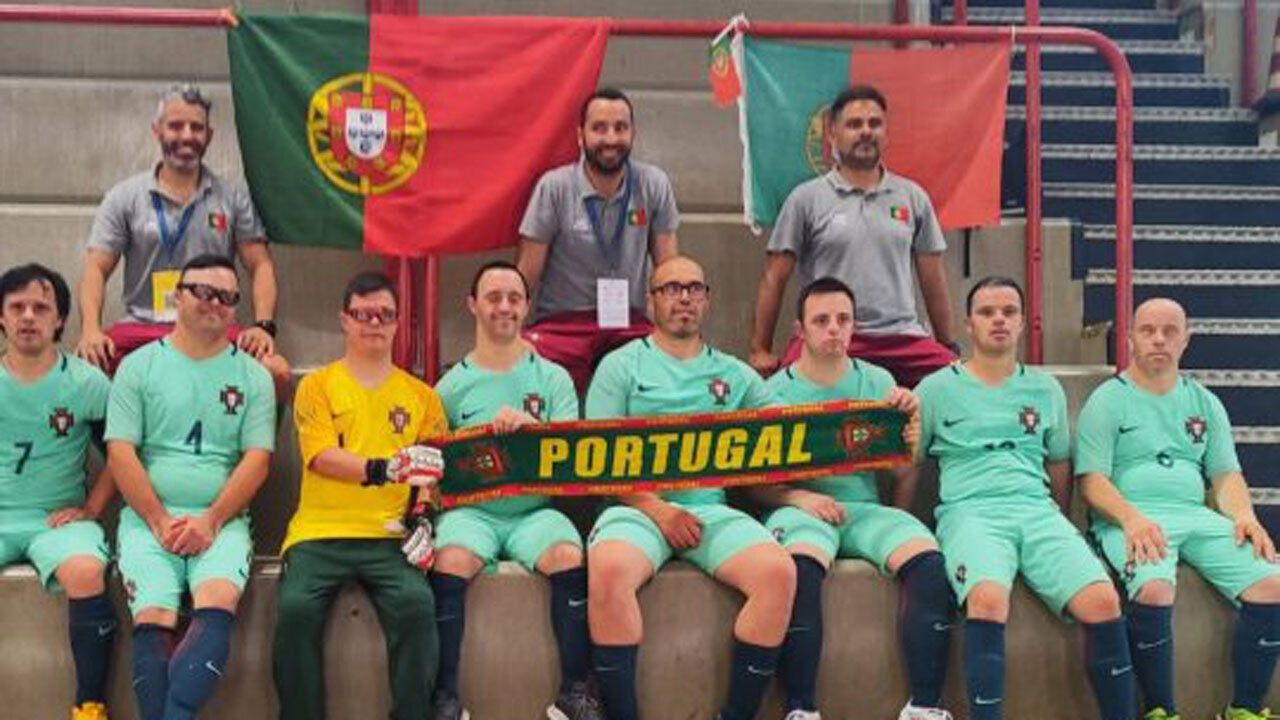 Portugal vence Turquia e sagra-se campeão europeu de futsal para atletas com Síndrome de Down, em Ferrara