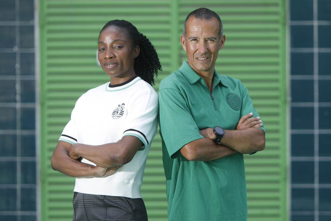Lorene Bazolo e João Vieira, atletas do Sporting, superam idades e continuam a inspirar