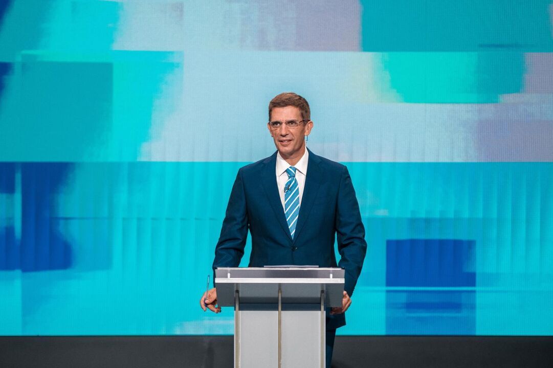 Marcelo Rebelo de Sousa discursa num evento