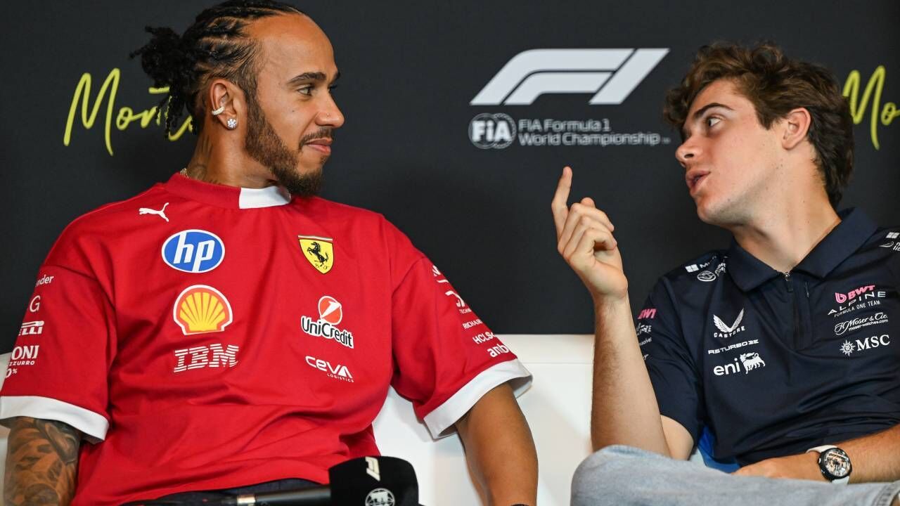 Colapinto aceita boleia de Hamilton para próxima corrida de F1.
