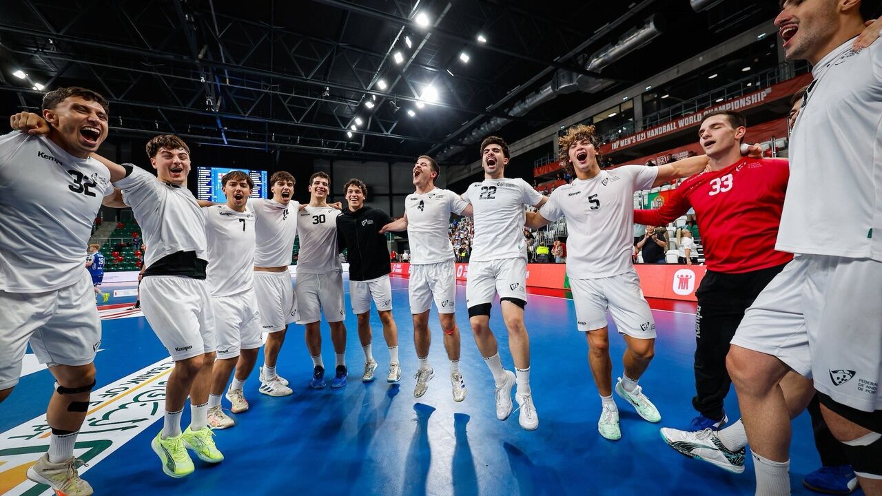 Portugal disputa final do Mundial sub-21 de andebol contra a Dinamarca.
