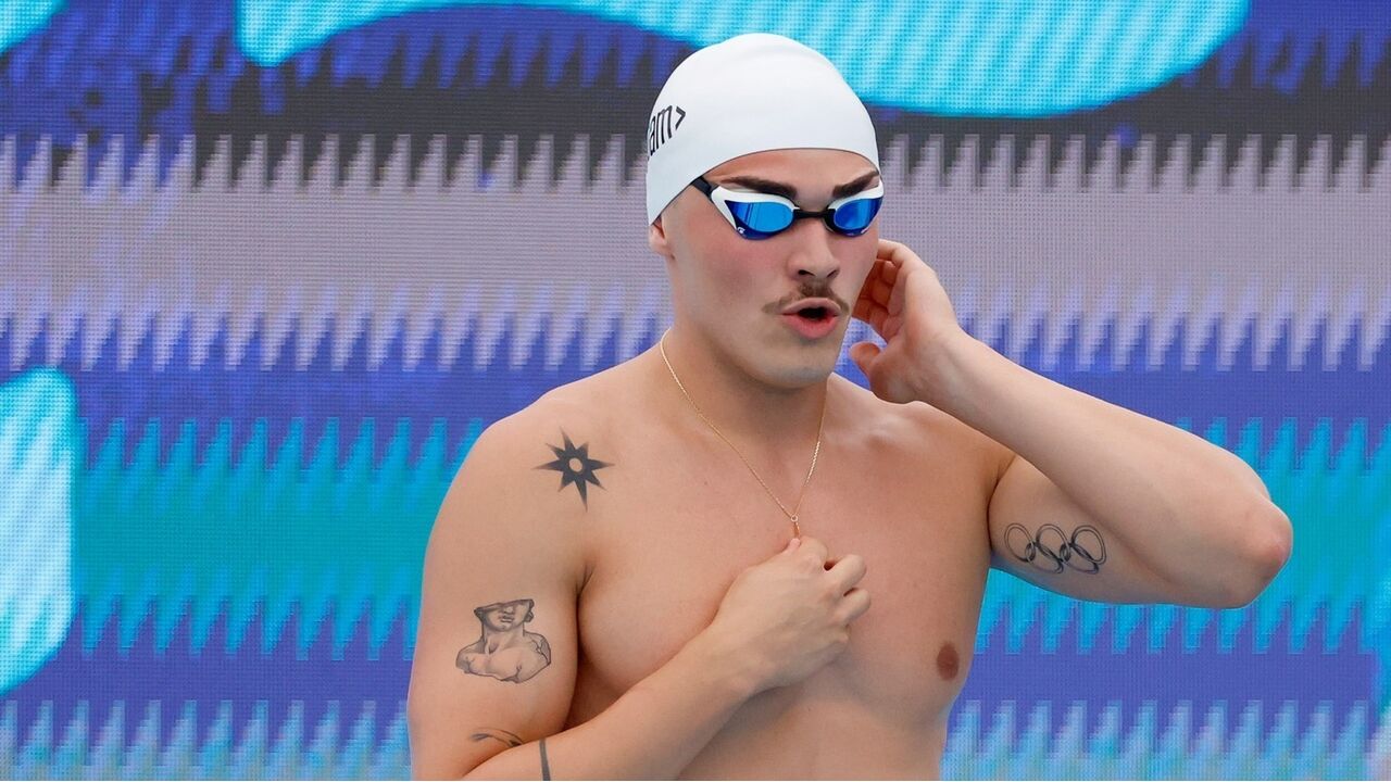 Diogo Ribeiro, nadador português, preparado para competir