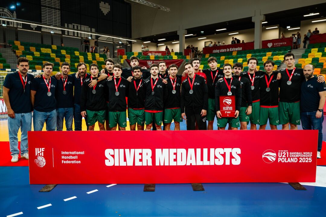 Portugal conquista medalha de prata no Mundial sub-21 de andebol na Polónia