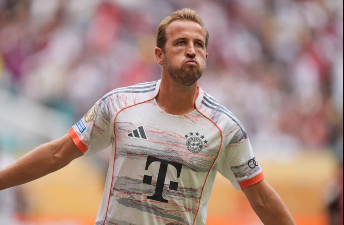 Kane marca em jogo Bayern-Flamengo