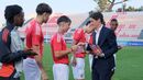 Benfica homenageia campeões europeus de sub-17 no Seixal.
