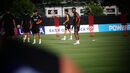 Primeiro treino do Benfica em solo norte-americano