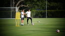 Primeiro treino do Benfica em solo norte-americano
