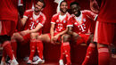 Jogadores do Bayern Munique apresentavam a nova camisola