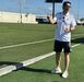 Rui Costa no treino do Benfica nos Estados Unidos
