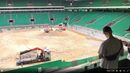 Estádio José Alvalade em obras para acabar com o fosso